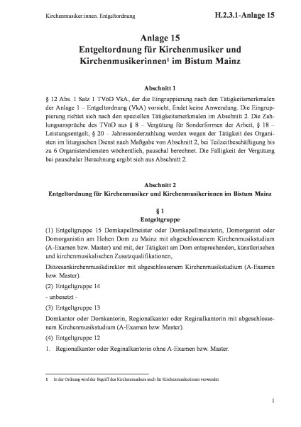 H.2.3.1-Anlage 15 Kirchenmusiker:innen. Entgeltordnung
