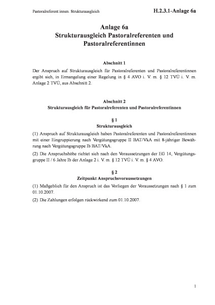 H.2.3.1-Anlage 6a Pastoralreferent:innen. Strukturausgleich