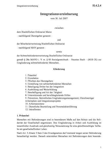 H.4.2.4 Integrationsvereinbarung