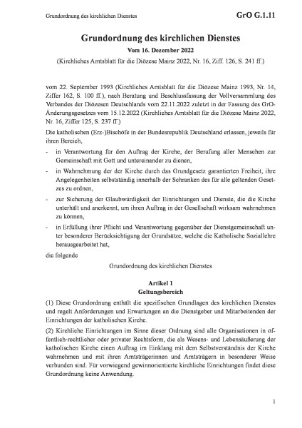 G.1.11 Grundordnung des kirchlichen Dienstes