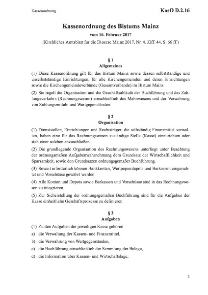 D.2.16 Kassenordnung