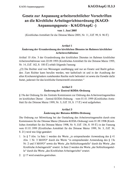 H.3.3 KAGO-Anpassungsgesetz